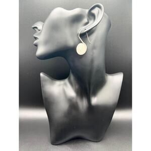 Handmade/ Handforged Silver Spiral Earrings